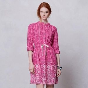 Anthropologie Meadow Rue Shirt Dress 🌸🌺